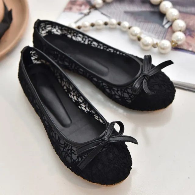 2019 new women flats shoes ballet flats Fashion slip on cut outs