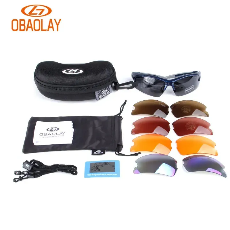 2023 OBAOLAY Fashion Tennis Sunglasses Newest Dirt Bike Mountaineering Goggles Uv 400 Polarized Sport Eyewear For Men Women