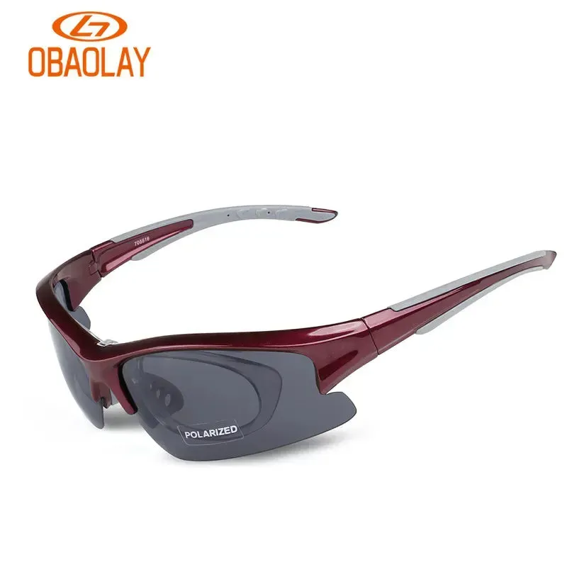 2023 OBAOLAY Fashion Tennis Sunglasses Newest Dirt Bike Mountaineering Goggles Uv 400 Polarized Sport Eyewear For Men Women