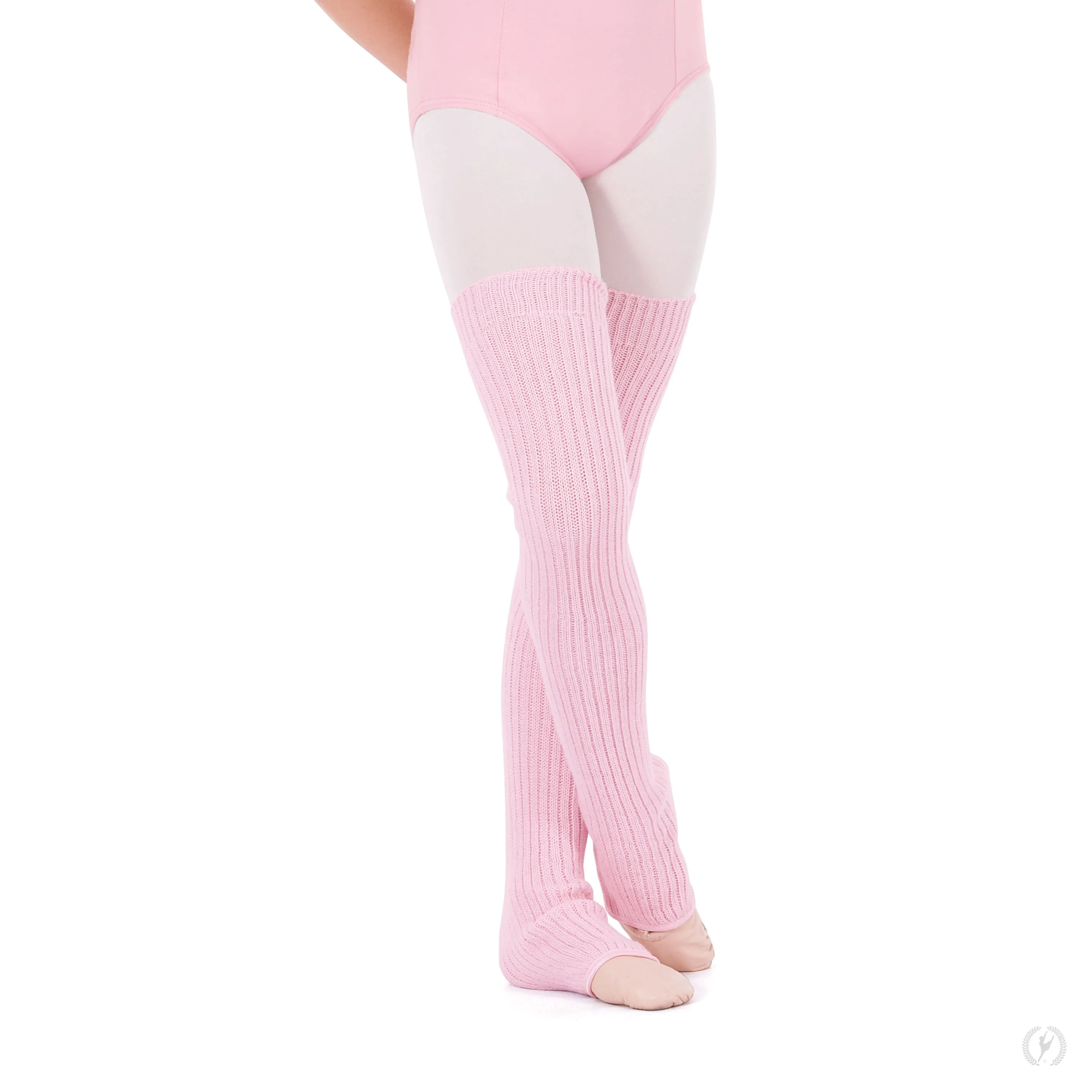 27" Girls Pink Stirrup Legwarmer - One Size Fits All