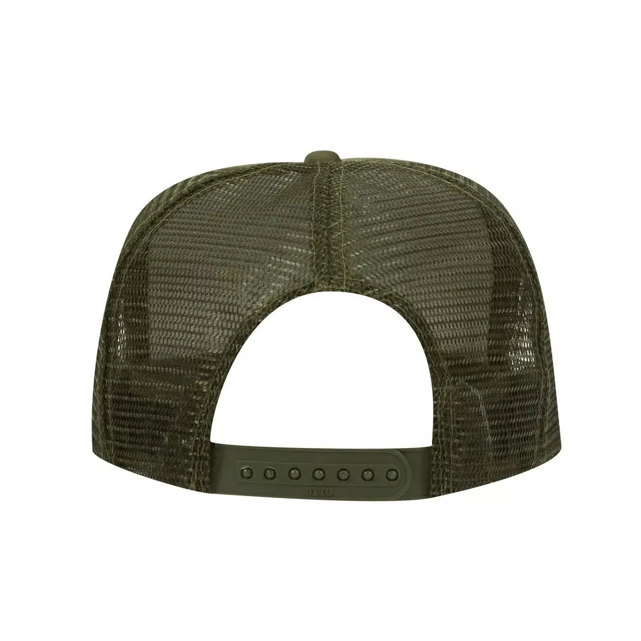 5 Panel High Crown Polyester Foam Front Mesh Back Trucker Hat