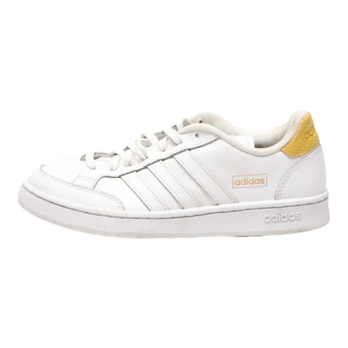 ADIDAS Grand Court Sneaker Trainers White Leather Womens UK 6.5