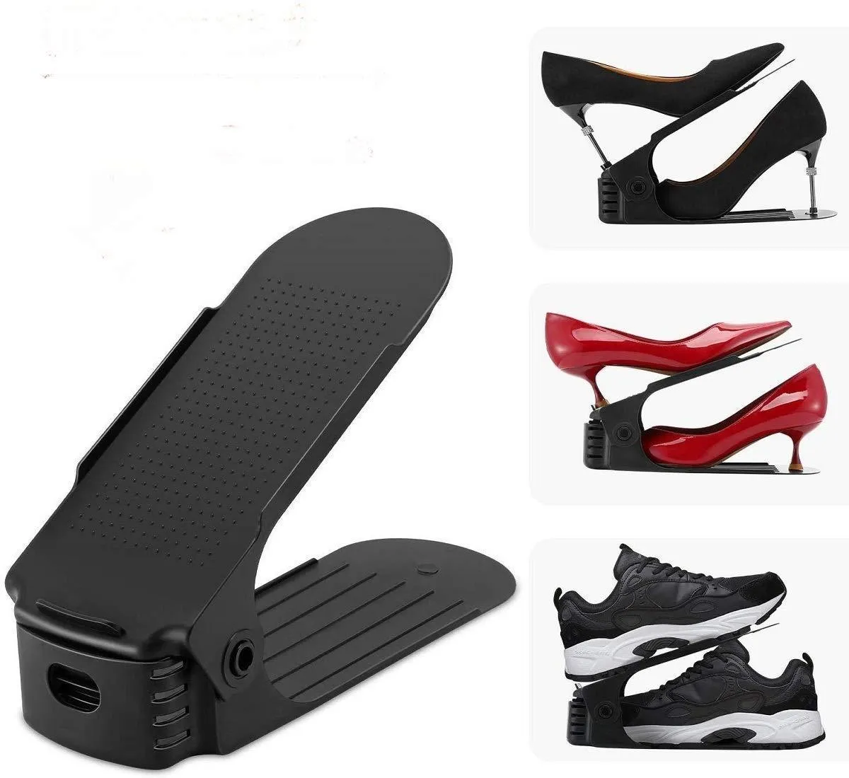 Adjustable Folding Shoe Organizer Slots