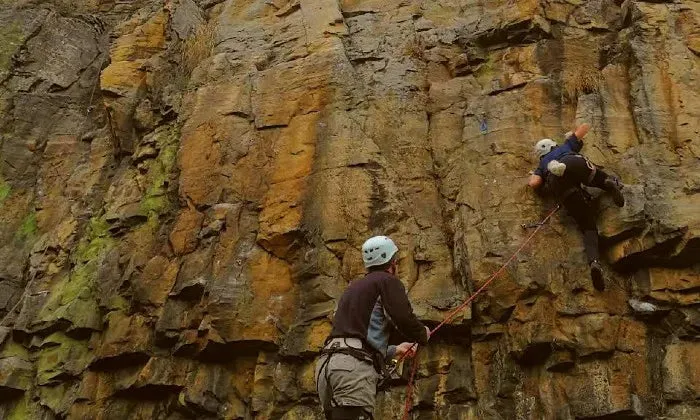 Admission to outdoor rock climbing site