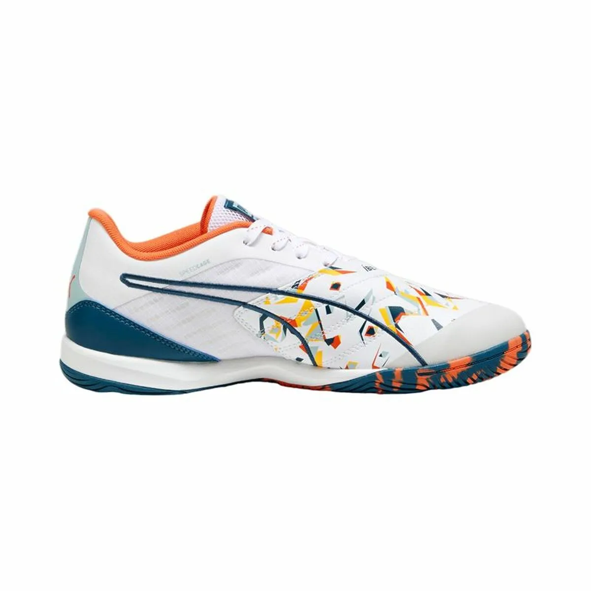 Adult's Indoor Football Shoes Puma IBERO V CREATIVITY White Children's Unisex