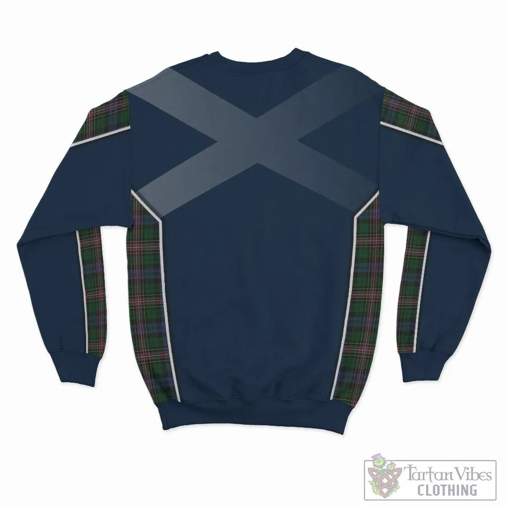 Allison Tartan Sweatshirt with Family Crest and Scottish Thistle Vibes Sport Style