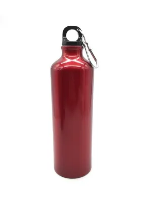 Aluminum Outdoor Sports Water Bottle Portable Mountaineering Bottle Riding Water Bottle, Capacity:400ml(Red)