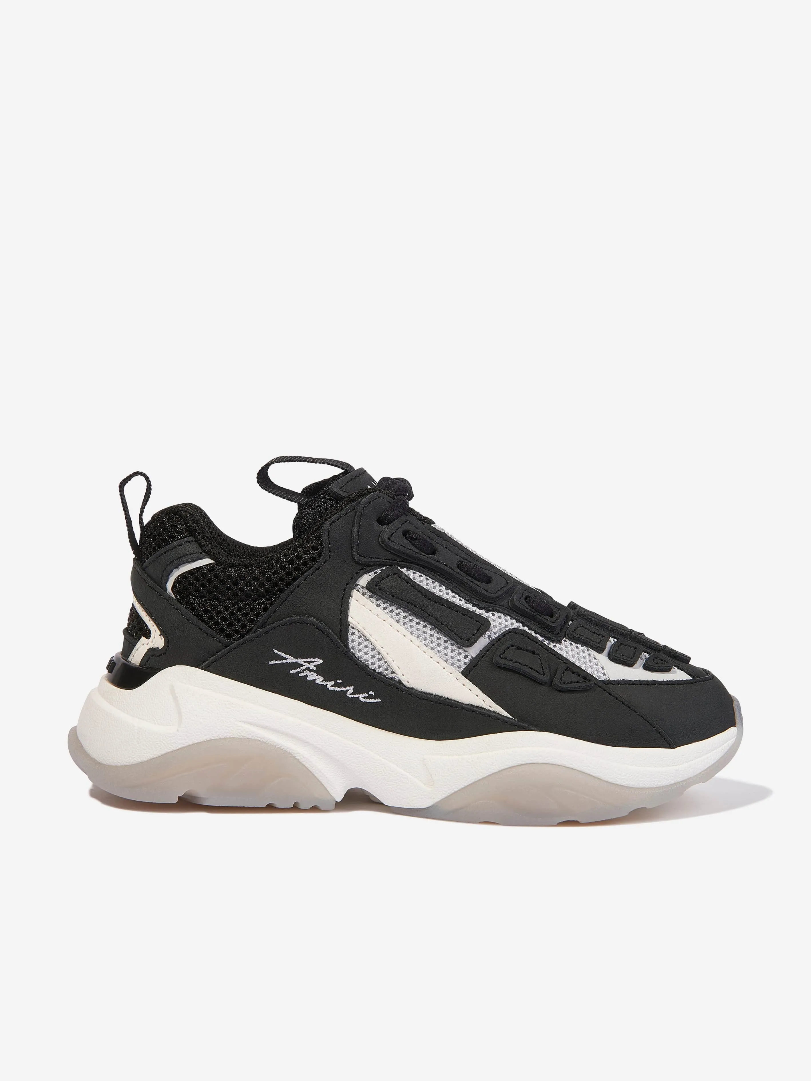 Amiri Boys Bone Runner Trainers in Black