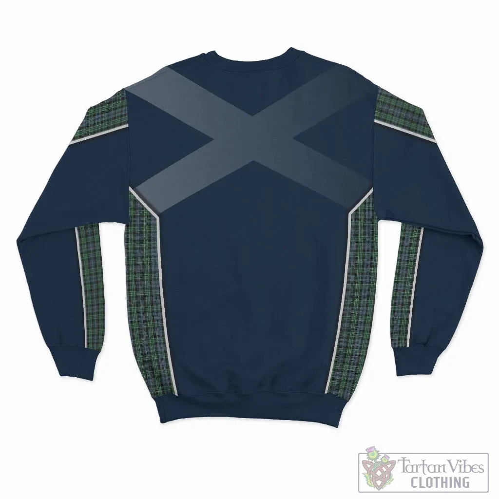 Arbuthnot Tartan Sweatshirt with Family Crest and Scottish Thistle Vibes Sport Style