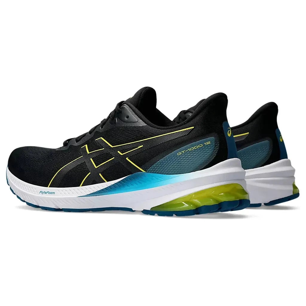 Asics Men's GT 1000 12 Black/Bright Yellow