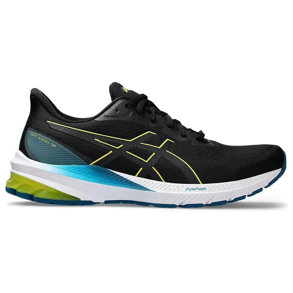 Asics Men's GT 1000 12 Black/Bright Yellow