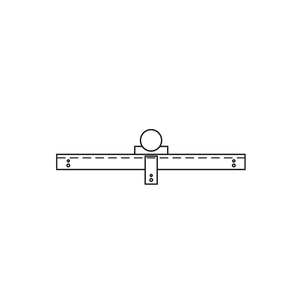 Atlas Lighting 3-Light Sports Light Crossarm Bracket 500-070G