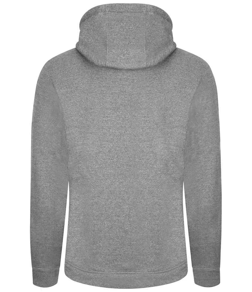 AWDis Sports Polyester Hoodie | Grey Melange