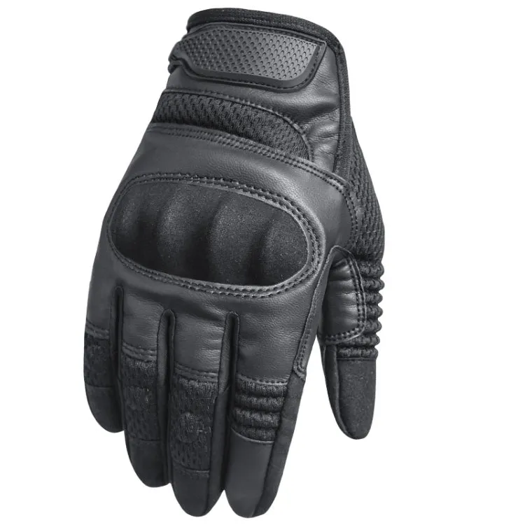 B28 Outdoor Rding Motorcycle Protective Anti-Slip Wear-Resistant Mountaineering Sports Gloves, Size: M(Black)