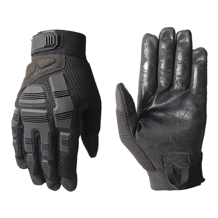 B33 Outdoor Mountaineering Riding Anti-Skid Protective Motorcycle Gloves, Size: S(Black)