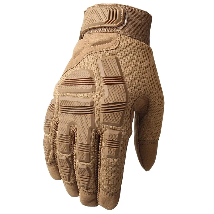 B33 Outdoor Mountaineering Riding Anti-Skid Protective Motorcycle Gloves, Size: S(Brown)