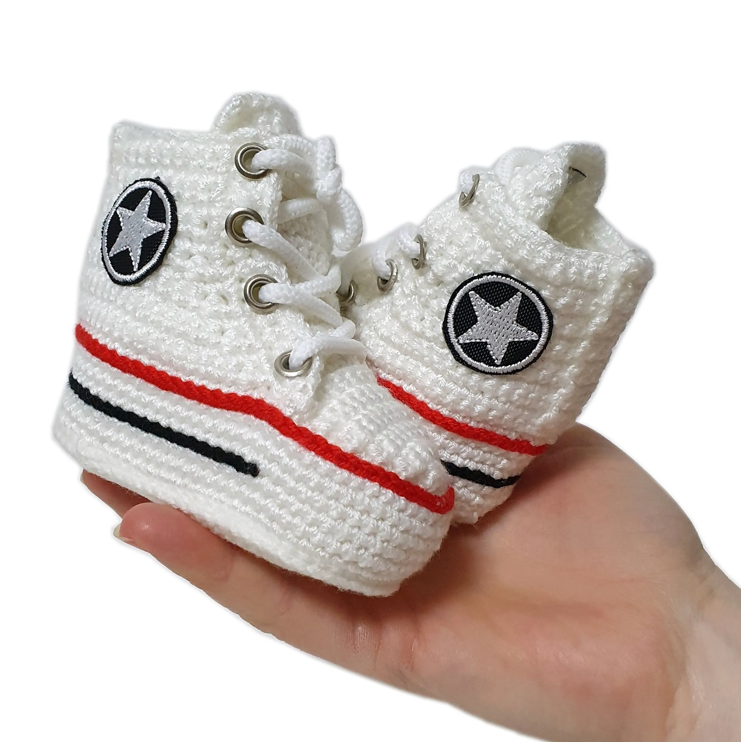 Baby Converse Booties Shoes Green Slippers Handmade Newborn Sneakers Plush Soft Socks