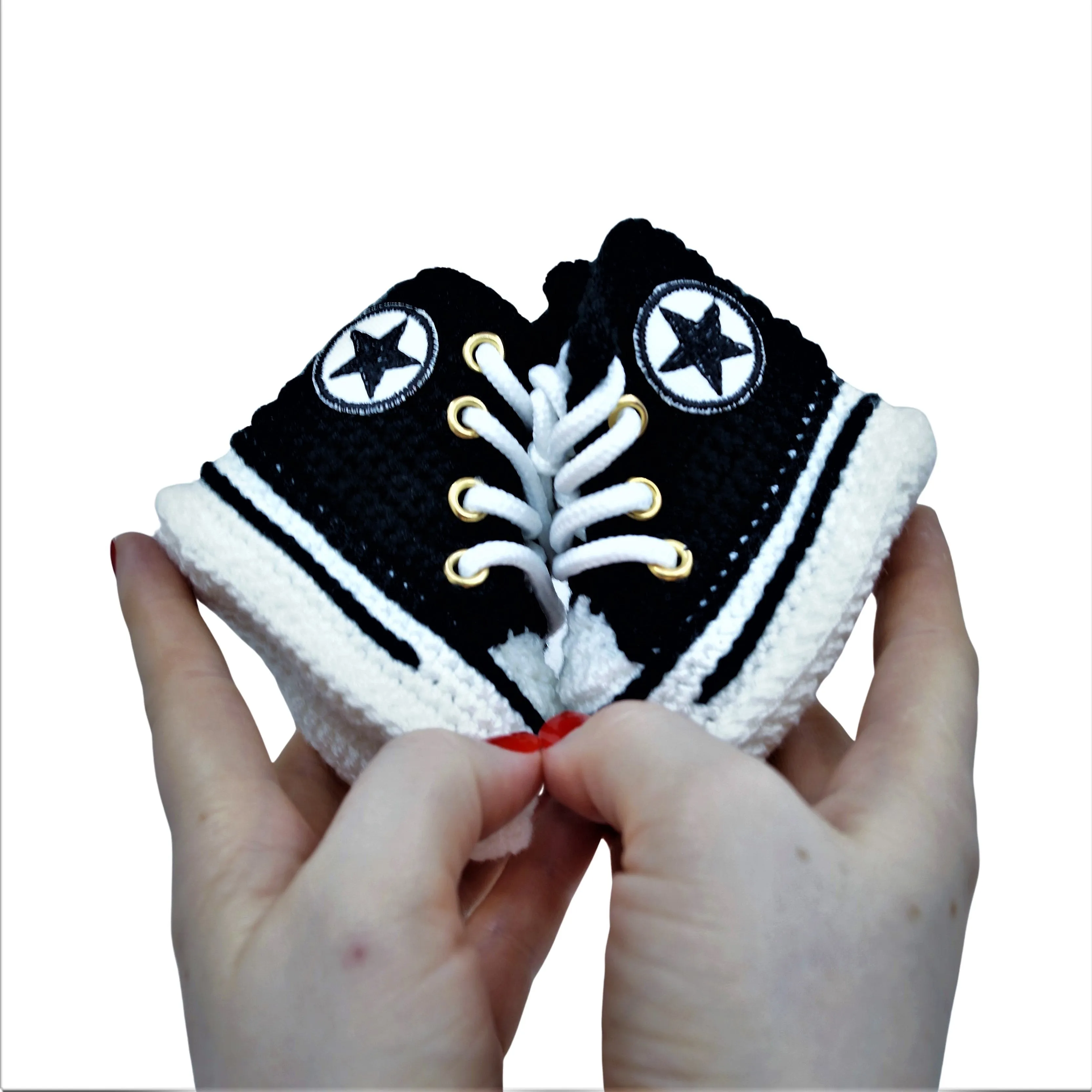 Baby Converse Booties Shoes Green Slippers Handmade Newborn Sneakers Plush Soft Socks