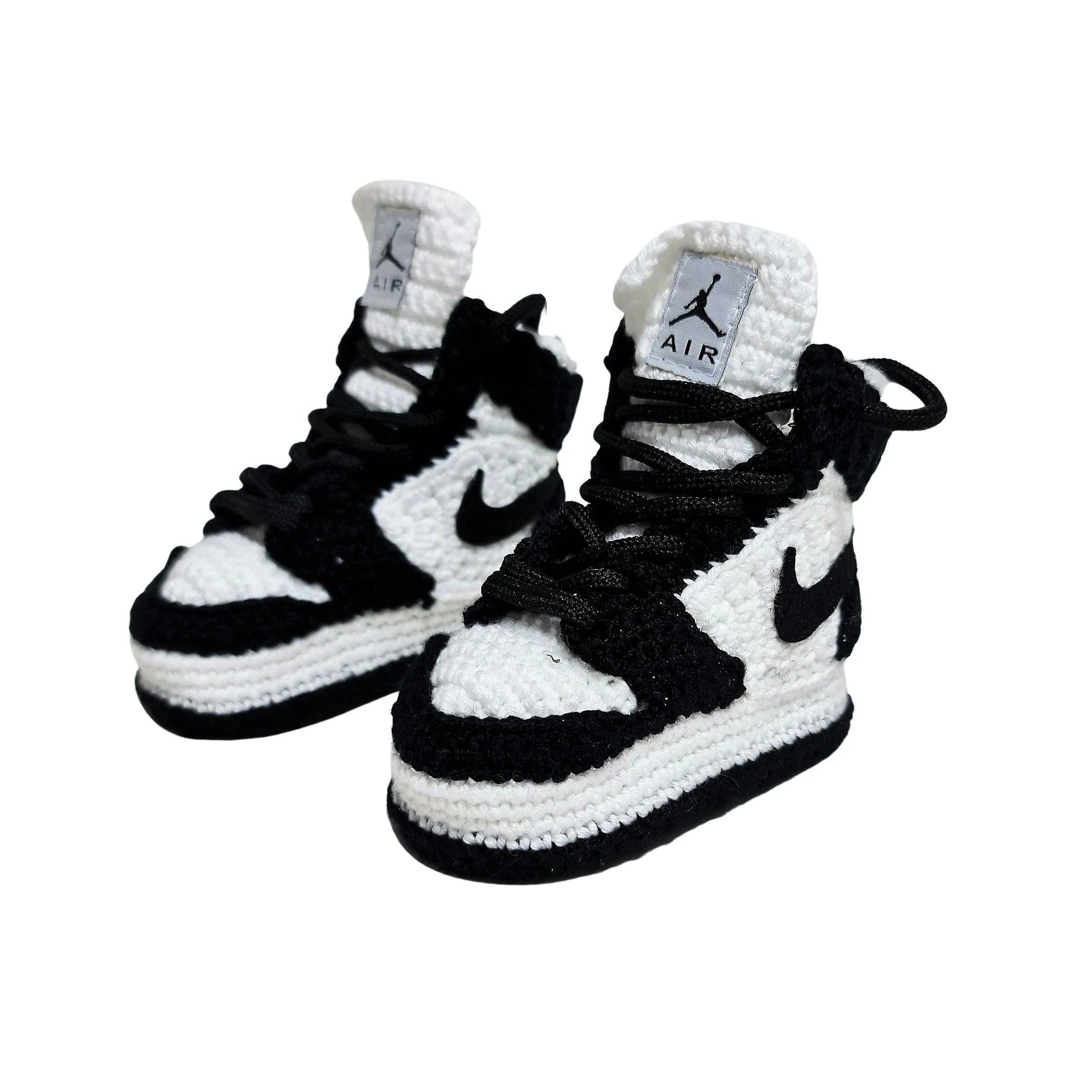 Baby Crochet Kids' Toddler Jordan Retro Slippers Basketball Soft Newborn Sneakers Booties