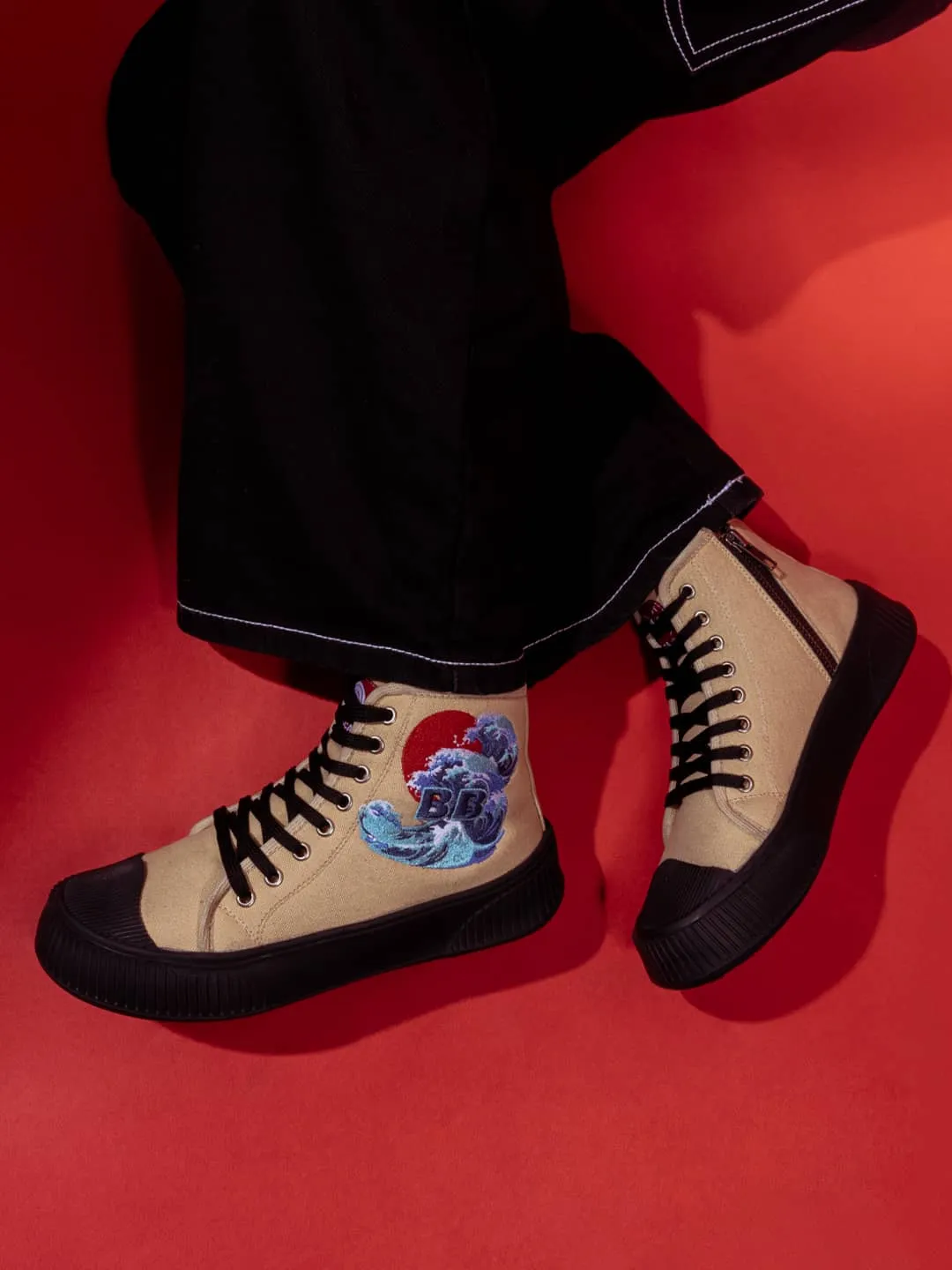 Bacca Bucci Women's High-Top Sneakers - "Kawaii Kicks" Collection