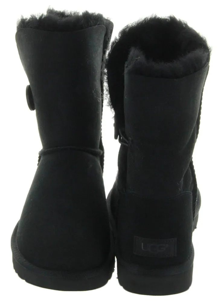 Bailey Button II in Black by UGG