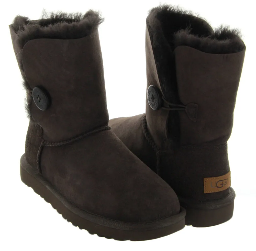 Bailey Button II in Chocolate by UGG