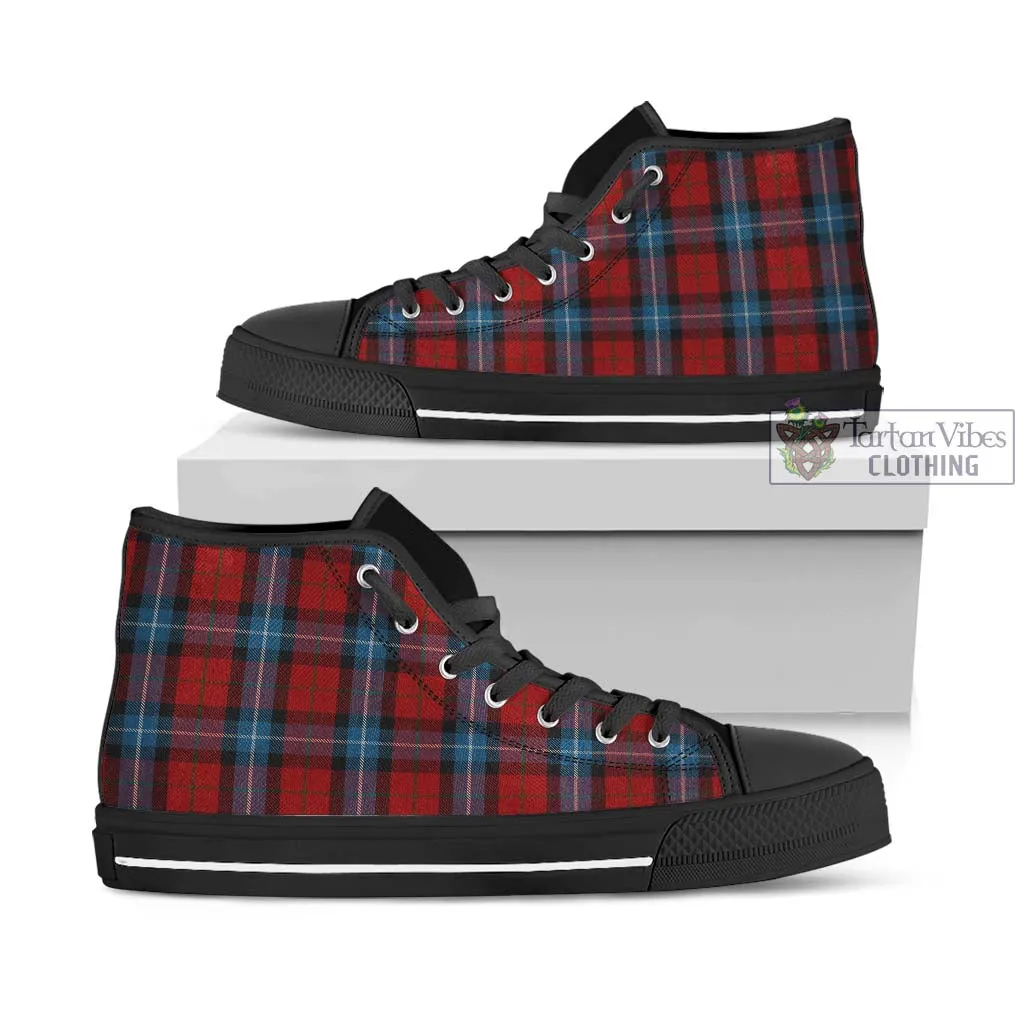 Baillie of Polkemmet Red Tartan High Top Shoes