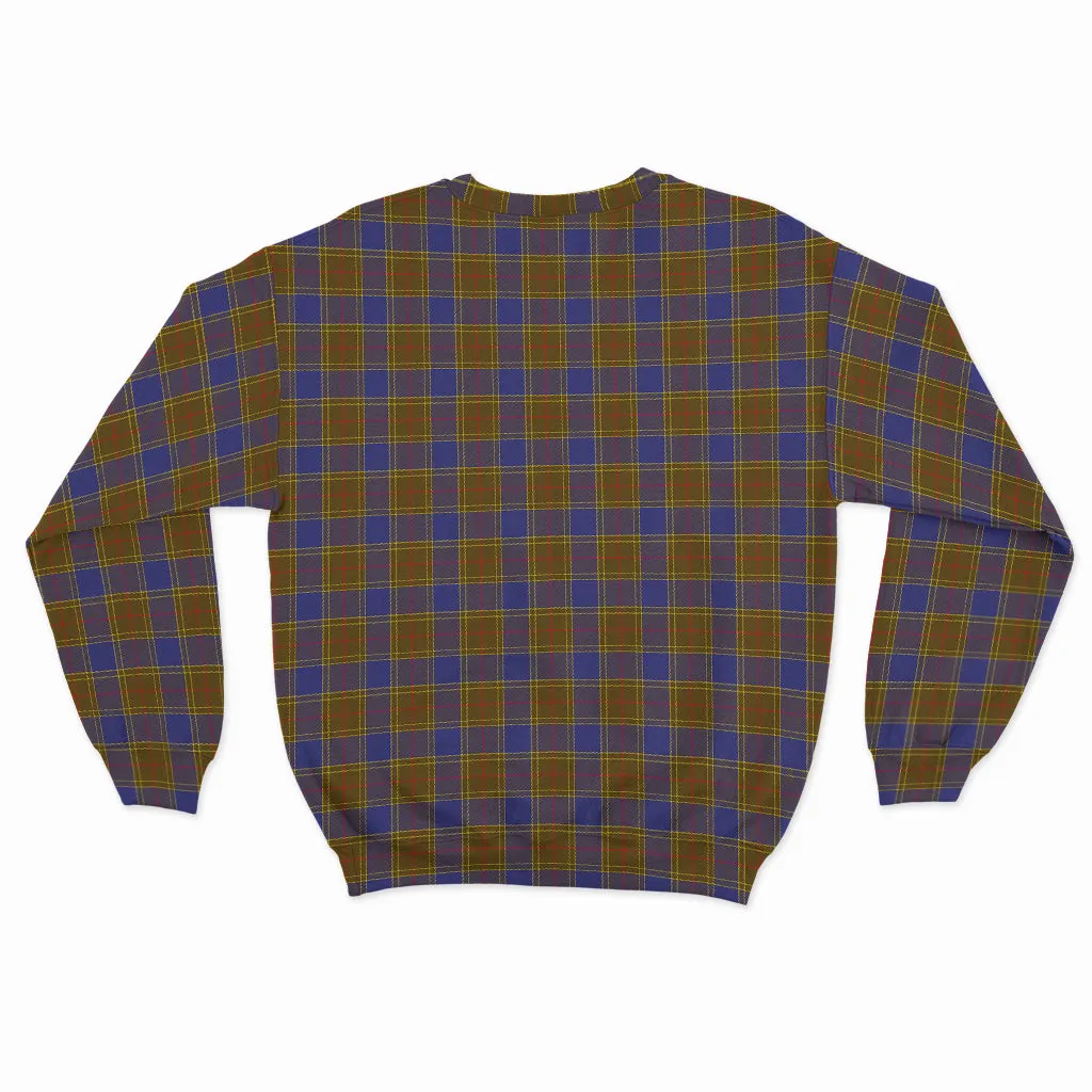 Balfour Tartan Sweatshirt with Family Crest