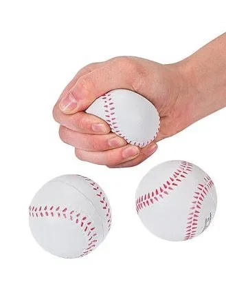 Baseball Foam Sport Ball, 2.5" | 12 ct