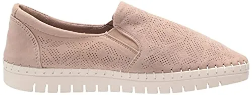 Bella Vita Women's Aviana Athleisure Sneaker, Almond Kidsuede Leather, 7 X-Wide