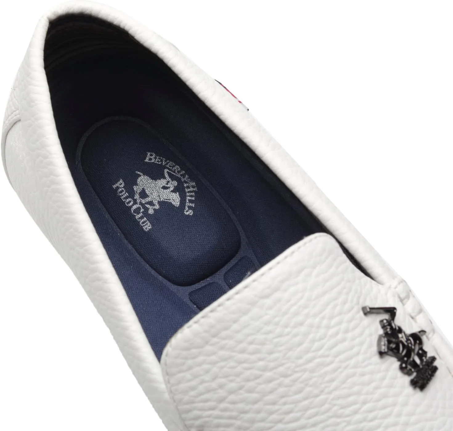 Beverly Hills Polo Club Men's Slip On White Shoe