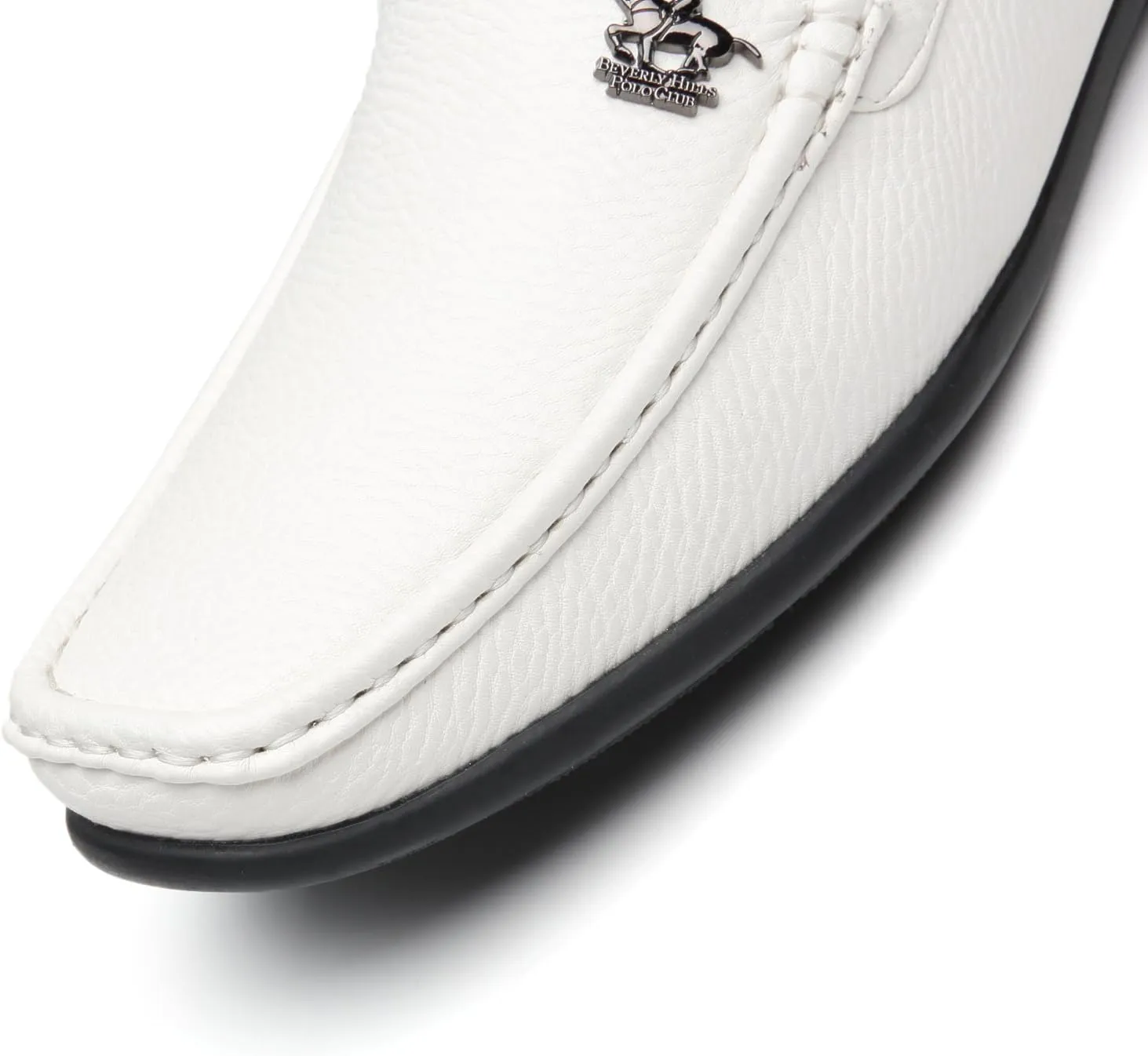 Beverly Hills Polo Club Men's Slip On White Shoe