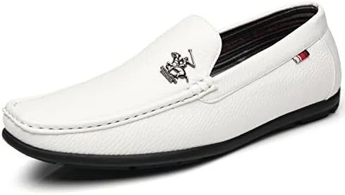 Beverly Hills Polo Club Men's Slip On White Shoe