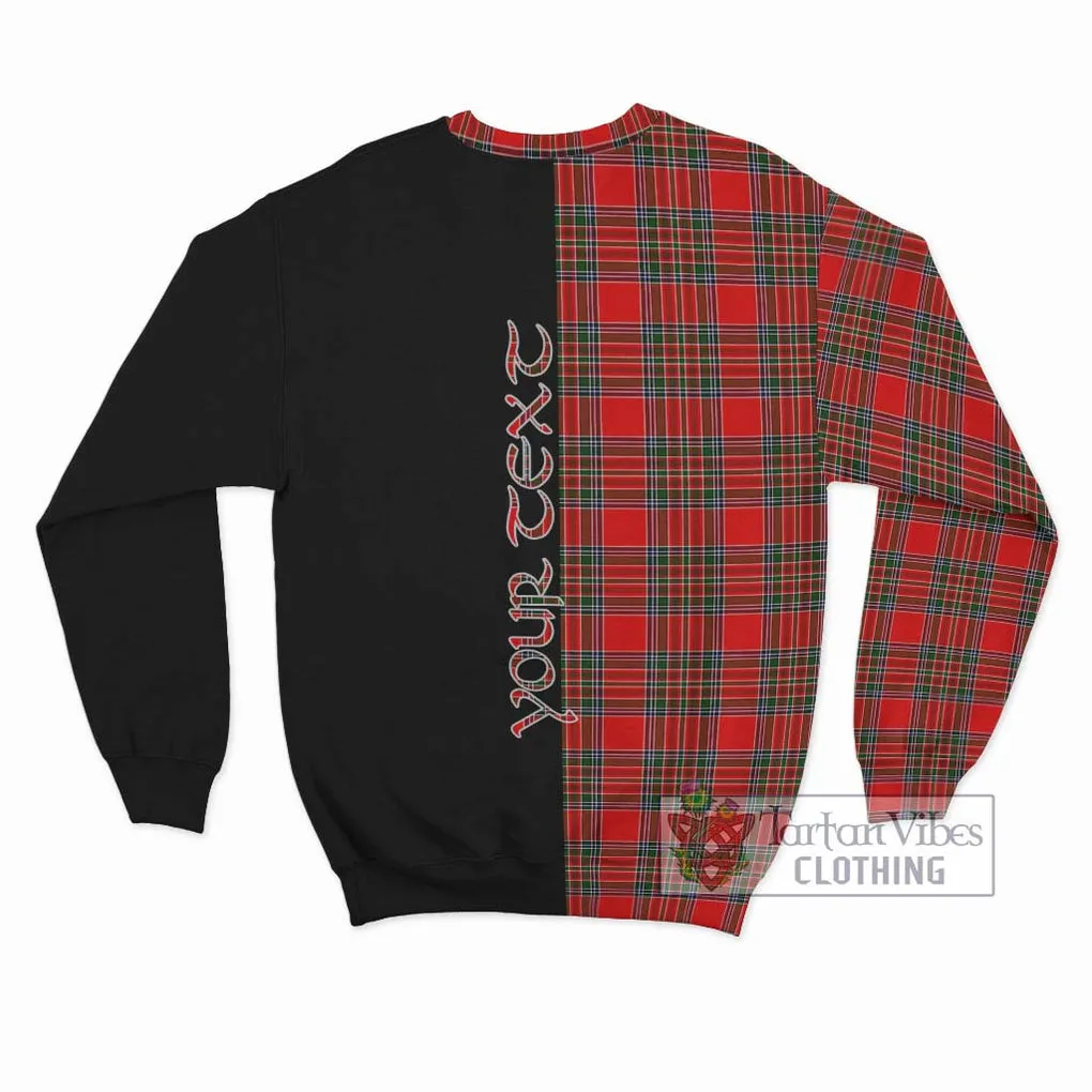 Binning Tartan Sweatshirt with Family Crest and Half Of Me Style