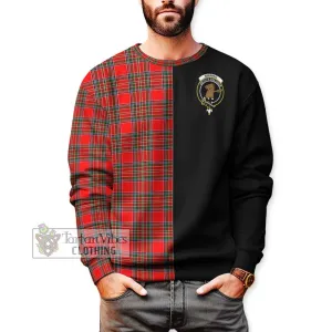 Binning Tartan Sweatshirt with Family Crest and Half Of Me Style