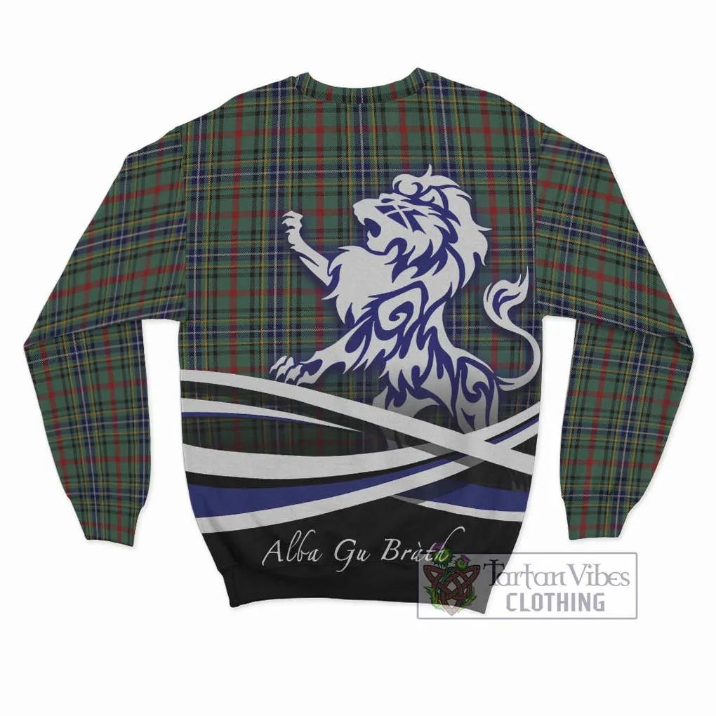 Bisset Tartan Sweatshirt with Alba Gu Brath Regal Lion Emblem