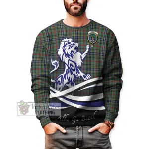 Bisset Tartan Sweatshirt with Alba Gu Brath Regal Lion Emblem