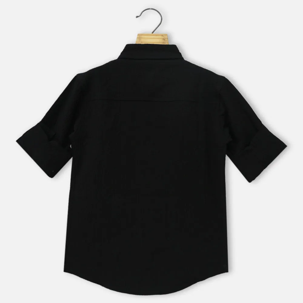 Black Full Sleeves Shirt