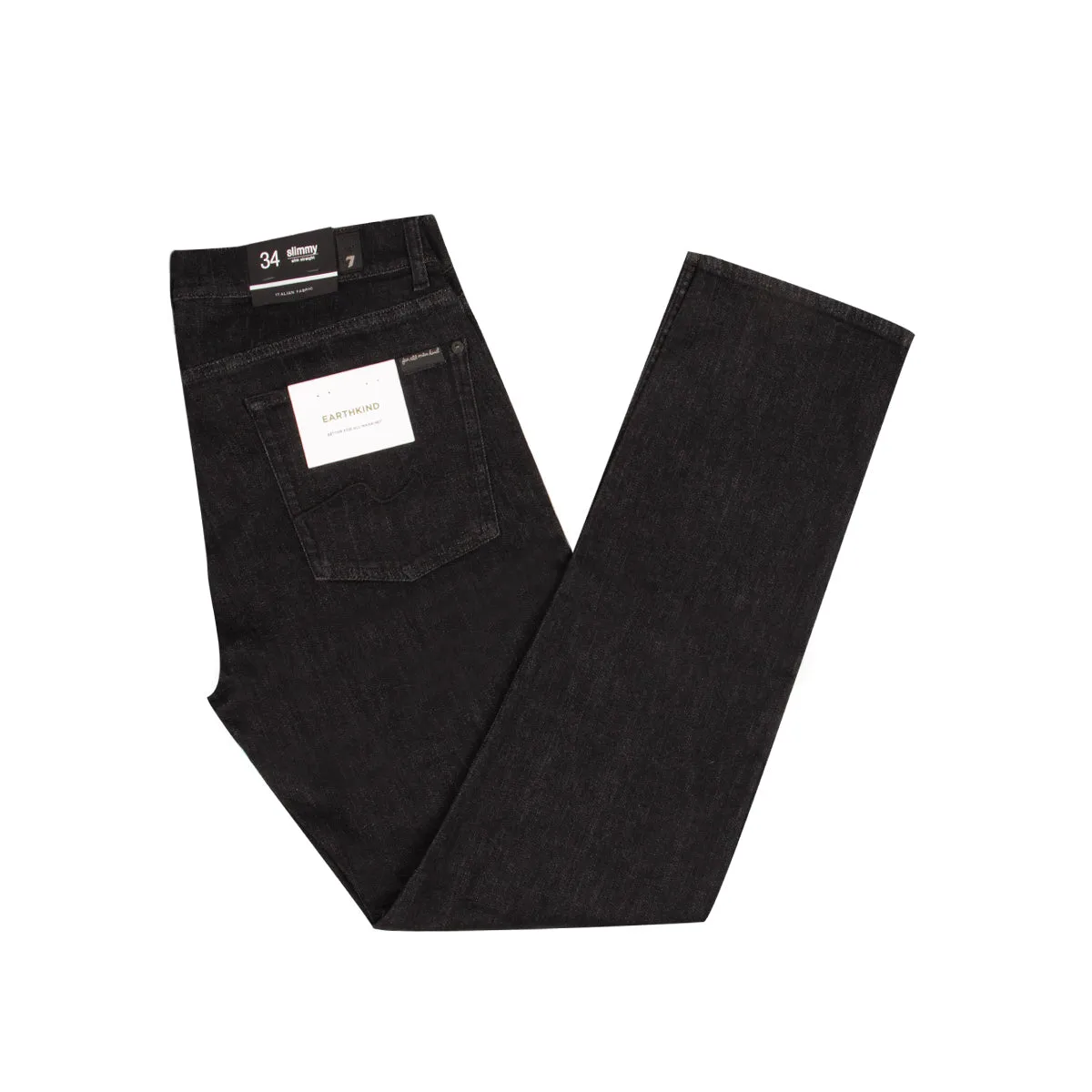 Black Wash Slimmy Stretch Tek Backquote Jeans