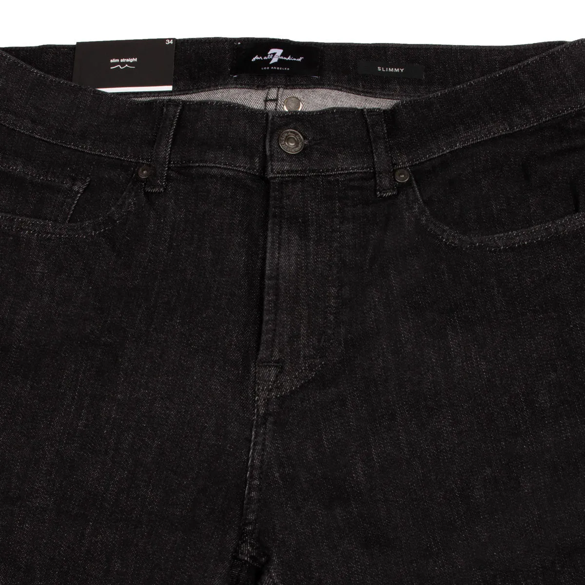 Black Wash Slimmy Stretch Tek Backquote Jeans