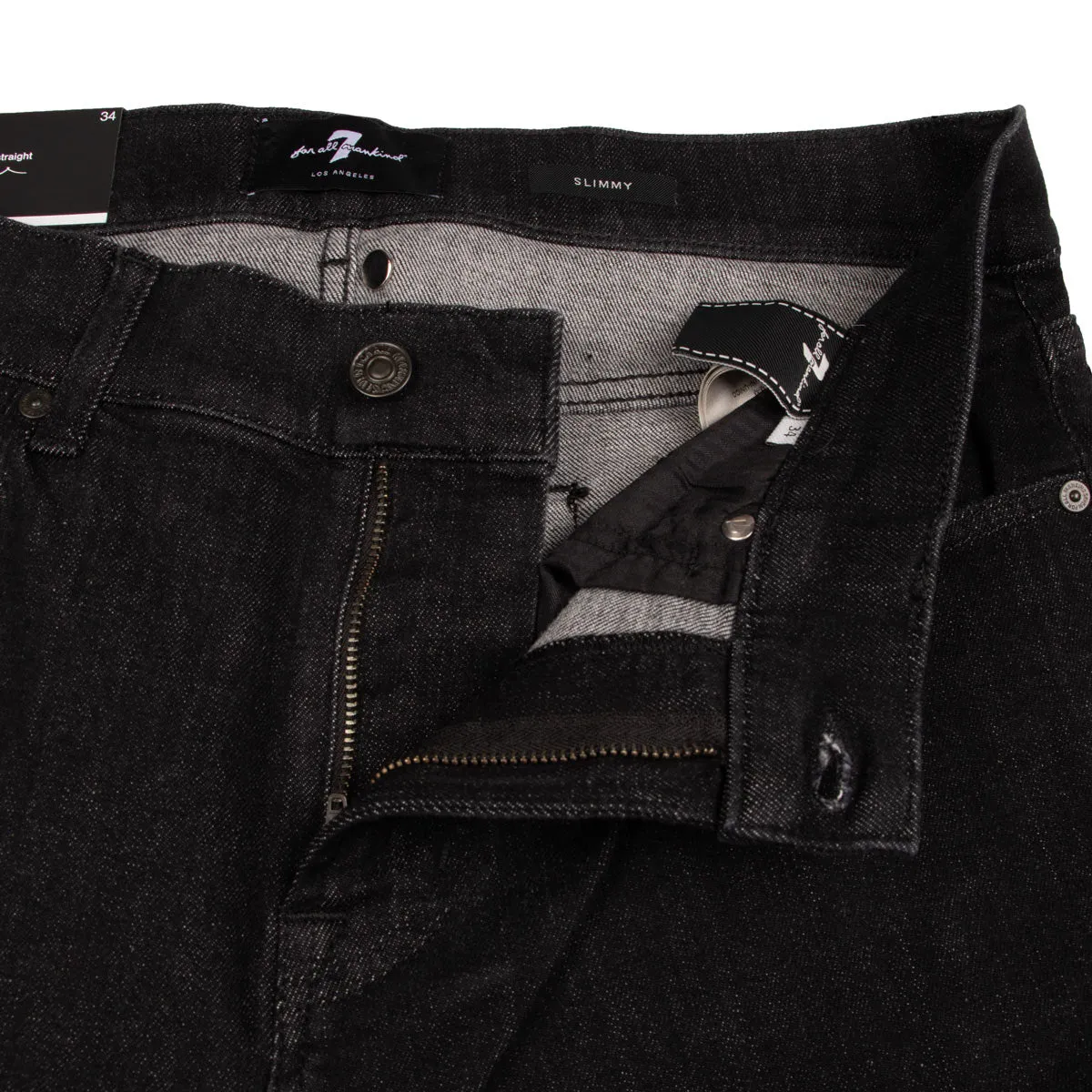 Black Wash Slimmy Stretch Tek Backquote Jeans