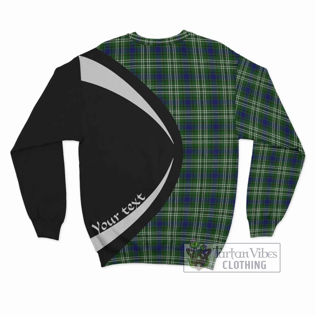 Blackadder Tartan Sweatshirt with Family Crest Circle Style