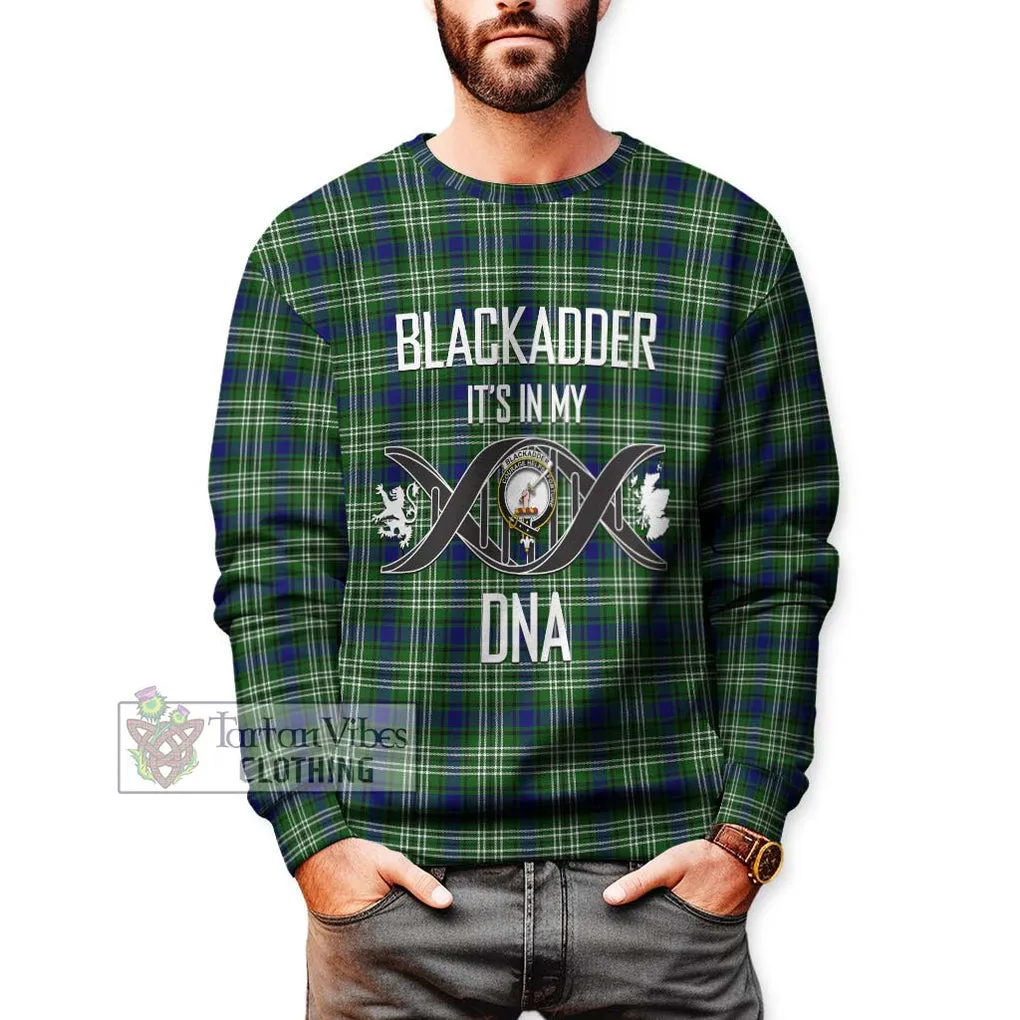 Blackadder Tartan Sweatshirt with Family Crest DNA In Me Style