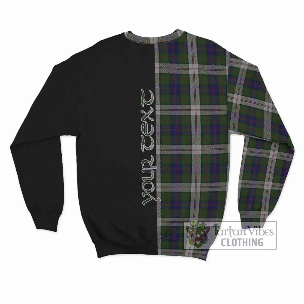 Blair Dress Tartan Sweatshirt with Family Crest and Half Of Me Style