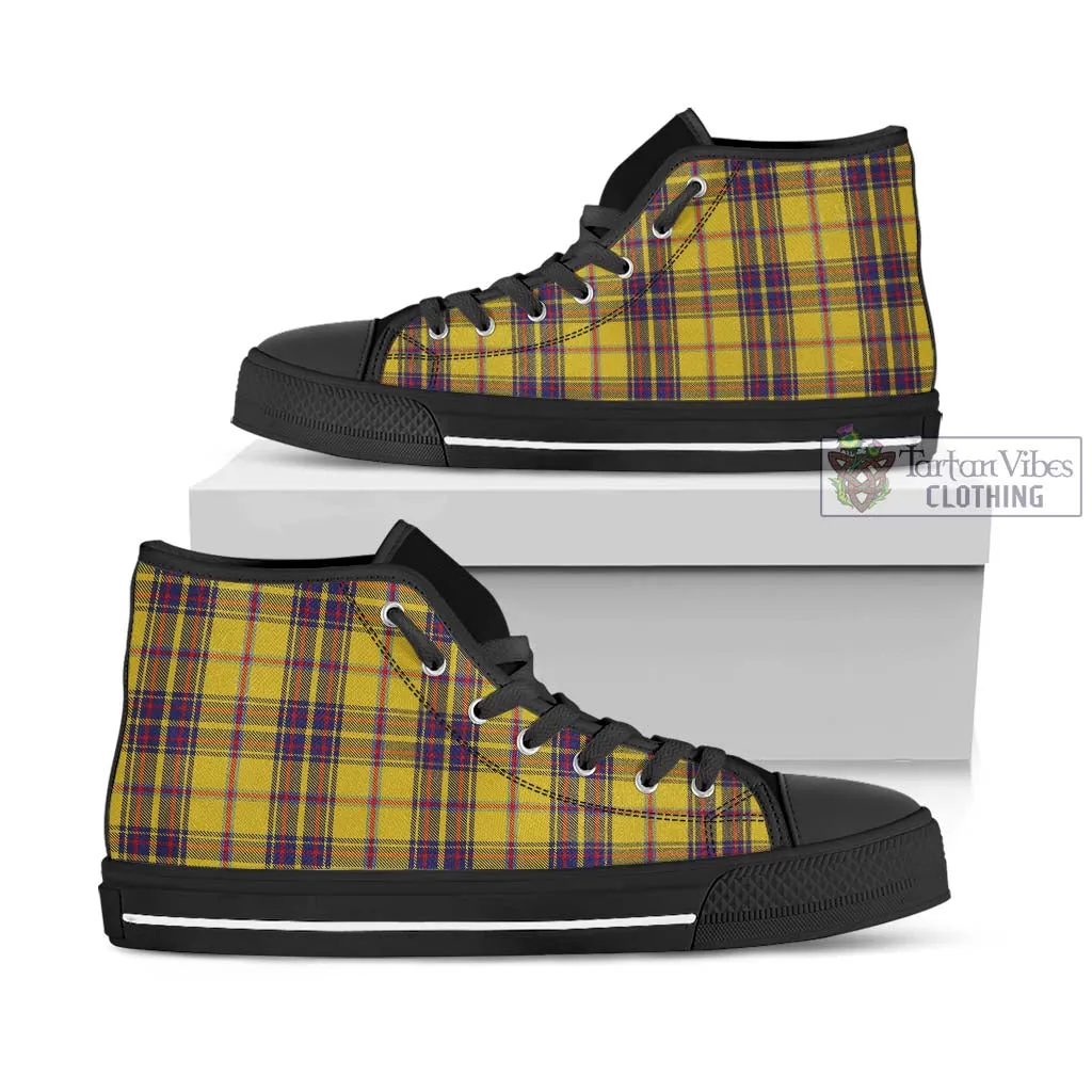 Bracken Tartan High Top Shoes