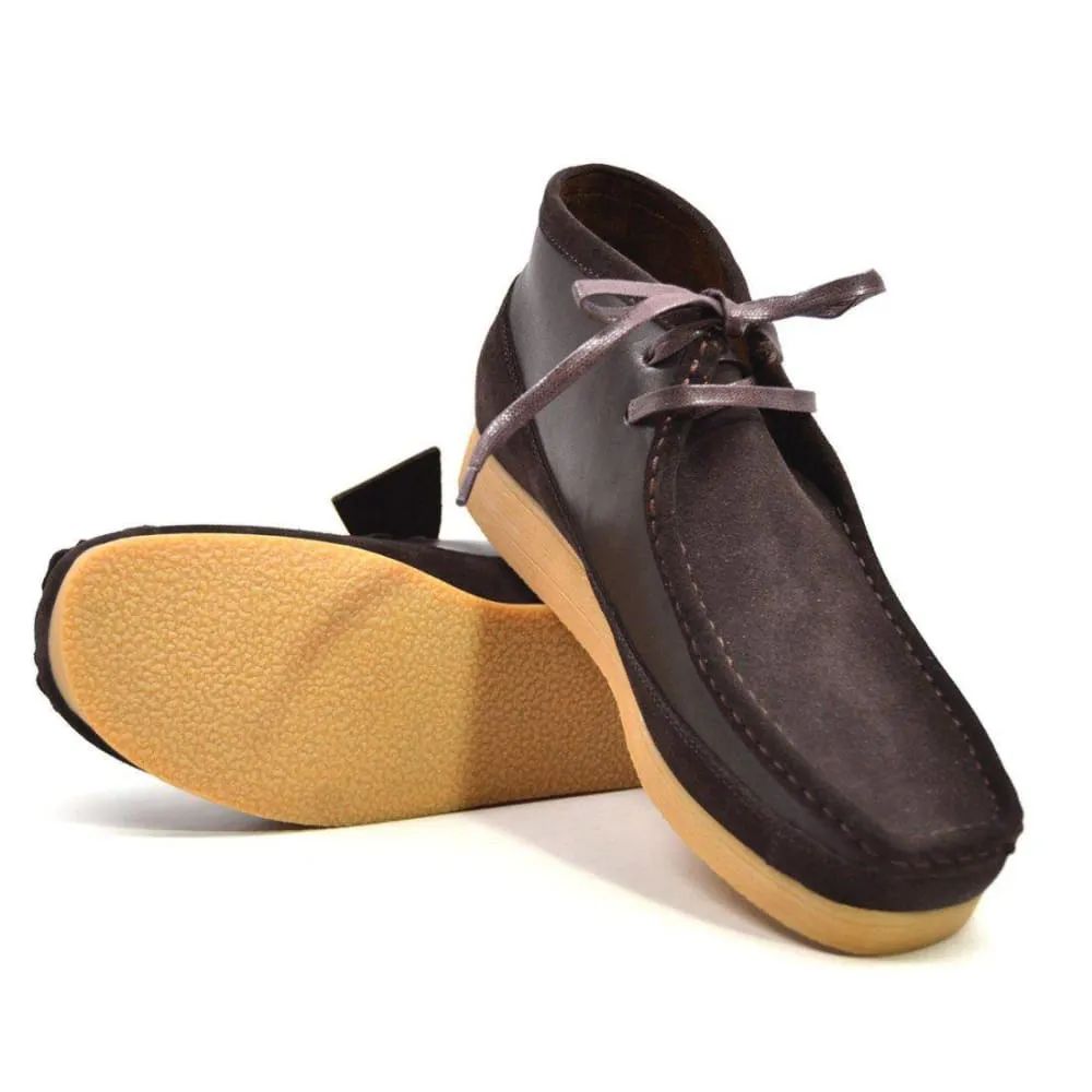 British Walkers New Castle Wallabee Boots Men's Suede and Leather