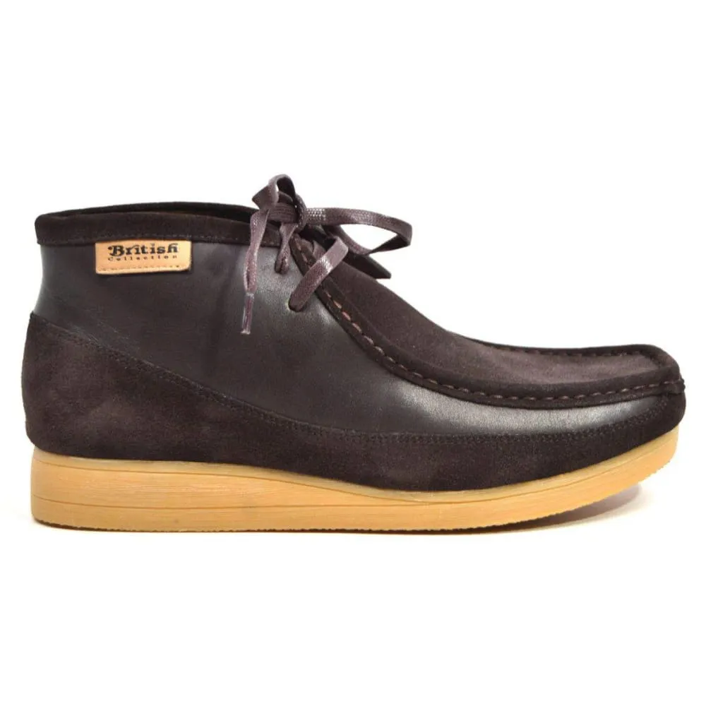 British Walkers New Castle Wallabee Boots Men's Suede and Leather