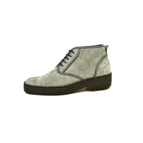 British Walkers Playboy Kaydence Men's Gray Suede