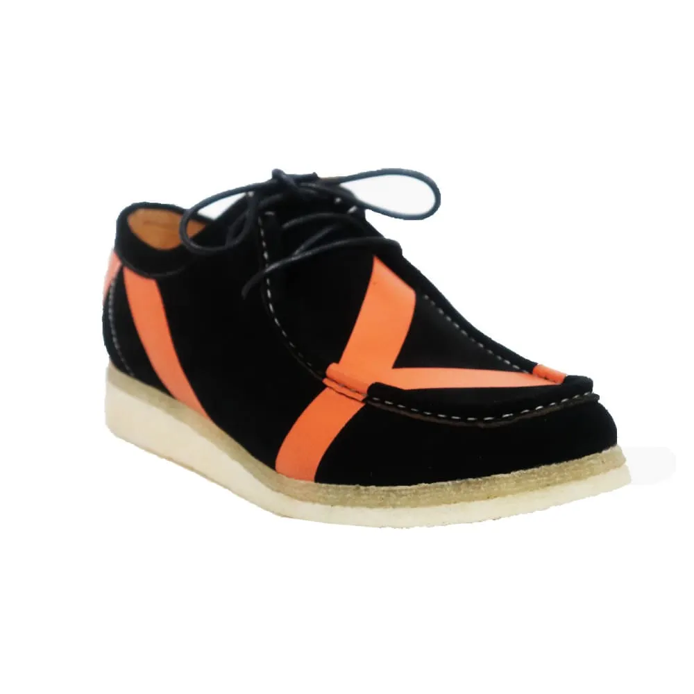 British Walkers Wallabee Boots Low Tops Men's Striped Suede