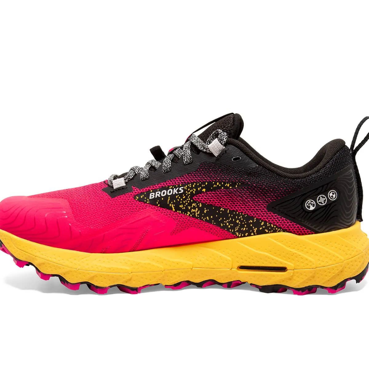 Brooks Cascadia 17 Womens | Diva Pink/black/lemon Chrome